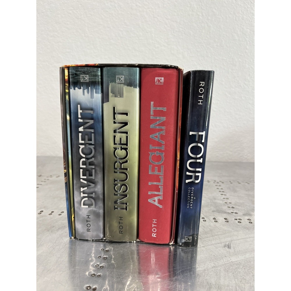Divergent Series Books 1-4 Hardcover by Veronica Roth Good Condition